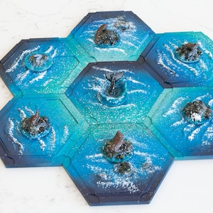 Catan 3D Printed Sea Tiles - Etsy