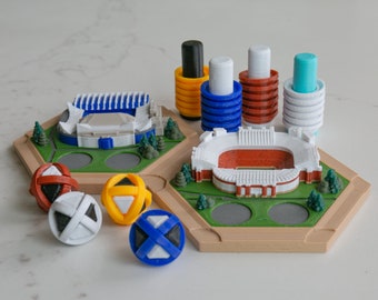 Custom Catan Soccer Fever Scenario in 3D