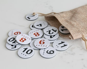 Catan - Number Tokens