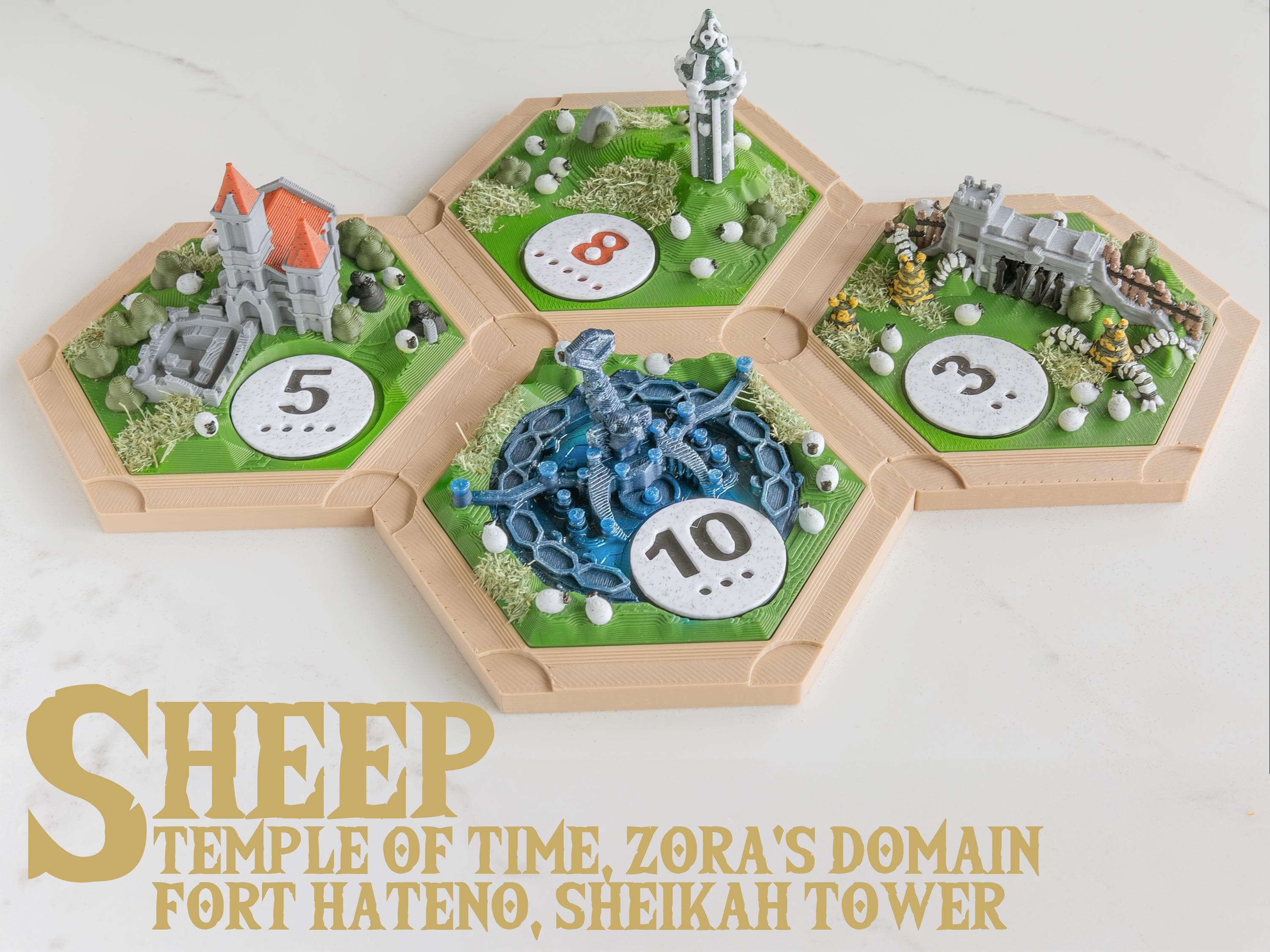 3Dプリント ゼルダの伝説 ブレスオブザワイルド 立体地図 カラー版（受注製作） 海外ファンが『ゼルダの伝説 ブレス オブ ザ ワイルド』の