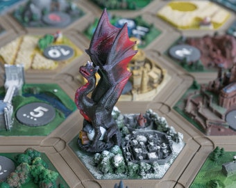 3D Printed Catan Robber Token: Dragon, Zelda, LOTR Upgrade