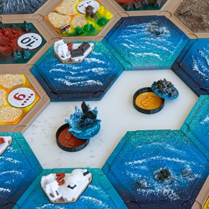 Catan 3D Printed Sea Tiles - Etsy