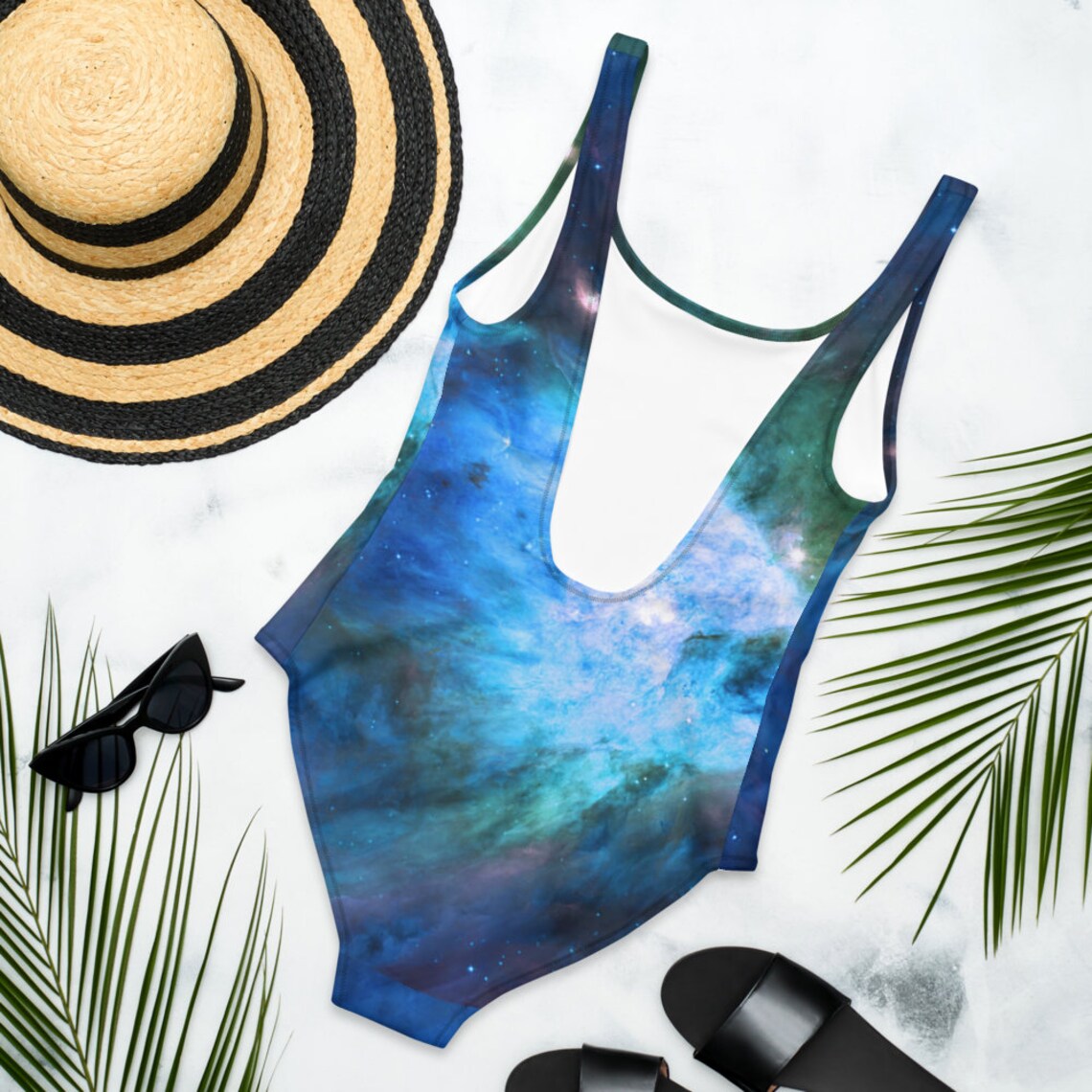 Galaxy One-piece Swimsuit Cute Bathing Suit for Women Unique - Etsy