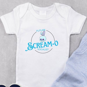 Future Screamo Vocalist Kid Bodysuit | Elder Emo Baby Shower Gift | Emo Baby Bodysuit Gift | Baby Boy or Girl Clothes