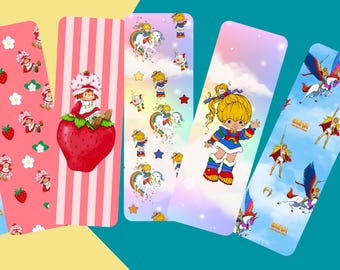 80's Bookmark l Strawberry Shortcake Bookmark l Rainbow Brite Bookmark l She Ra Insprired