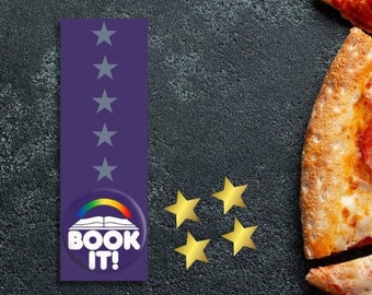 Book It Bookmark l Pizza Bookmark