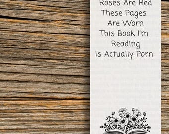 Rose Are Red... Smut bookmark I Lady Porn Bookmark