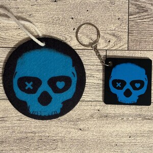 Faceless Man Keychain | Lights Out Inspired Key Ring | Air Freshener Duo | Caught Up | Game On | Bookstagram Booktok Bookish Gift Lights out duo