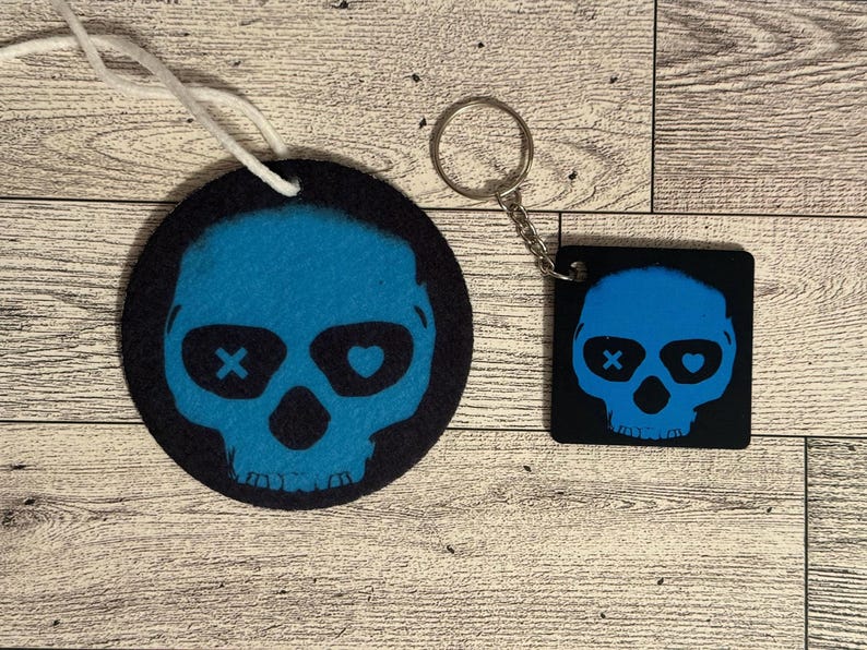 Faceless Man Keychain | Lights Out Inspired Key Ring | Air Freshener Duo | Caught Up | Game On | Bookstagram Booktok Bookish Gift Lights out duo