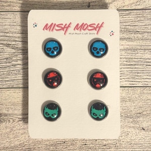 Faceless Man Earrings | Lights Out Inspired Stud Earrings | Book Earring Bundle | Caught Up | Game On