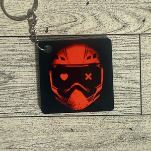 Faceless Man Keychain | Lights Out Inspired Key Ring | Air Freshener Duo | Caught Up | Game On | Bookstagram Booktok Bookish Gift Caught up keychain