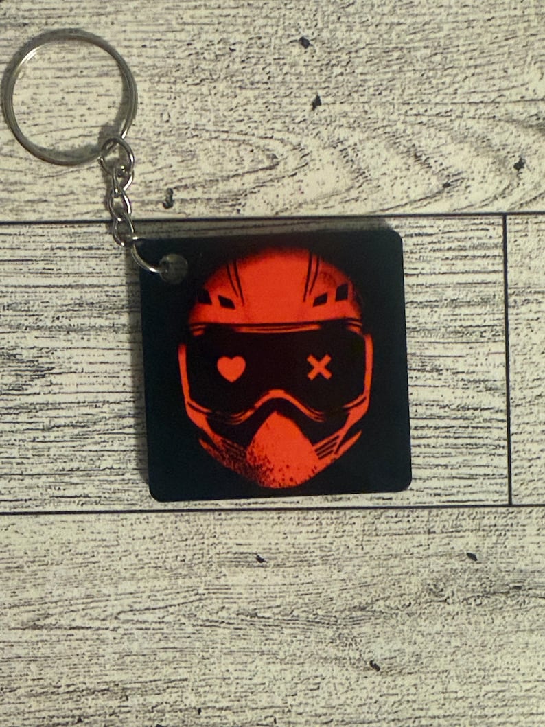 Faceless Man Keychain | Lights Out Inspired Key Ring | Air Freshener Duo | Caught Up | Game On | Bookstagram Booktok Bookish Gift Caught up keychain