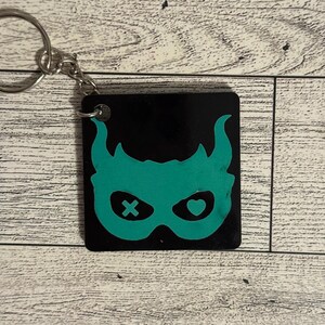 Faceless Man Keychain | Lights Out Inspired Key Ring | Air Freshener Duo | Caught Up | Game On | Bookstagram Booktok Bookish Gift Game on keychain
