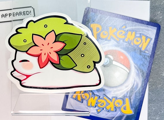 Shiny Shaymin Vinyl Sticker -   Pokemon stickers, Vinyl sticker,  Sticker paper