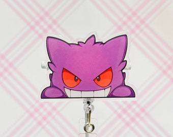Badge Reel with Belt Clip – Durable Retractable ID Holder for Nurses, Teachers, etc. – Fun Work Accessory