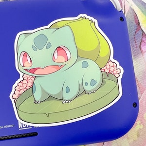 Bulbasaur Starter Pokemon on a Lily Pad Vinyl Sticker Trendy Pokemon ...