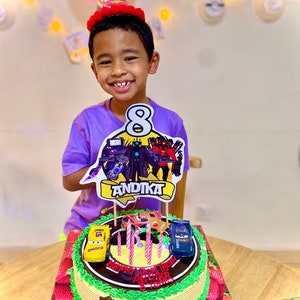 Skibidi Toilet Cake Topper, Birthday Party Decorations, Party Kits, Kids, Boys, 5th, 6th, 7th, 8th, 9th, 10th, 11th, 12th Teens,   Teenagers