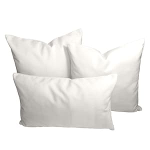 Luxury White Velvet Pillow Cover, Off White Throw Pillow Case, 12&quot;x20&quot;, 18&quot;x18&quot;, 20&quot;x20&quot;, 14&quot;x36&quot;