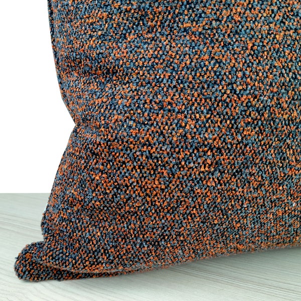 Terracotta Boucle Pillow Cover, Decorative Pillow Case, Textured Throw Pillow Cover, Any Size and 5 Color Option