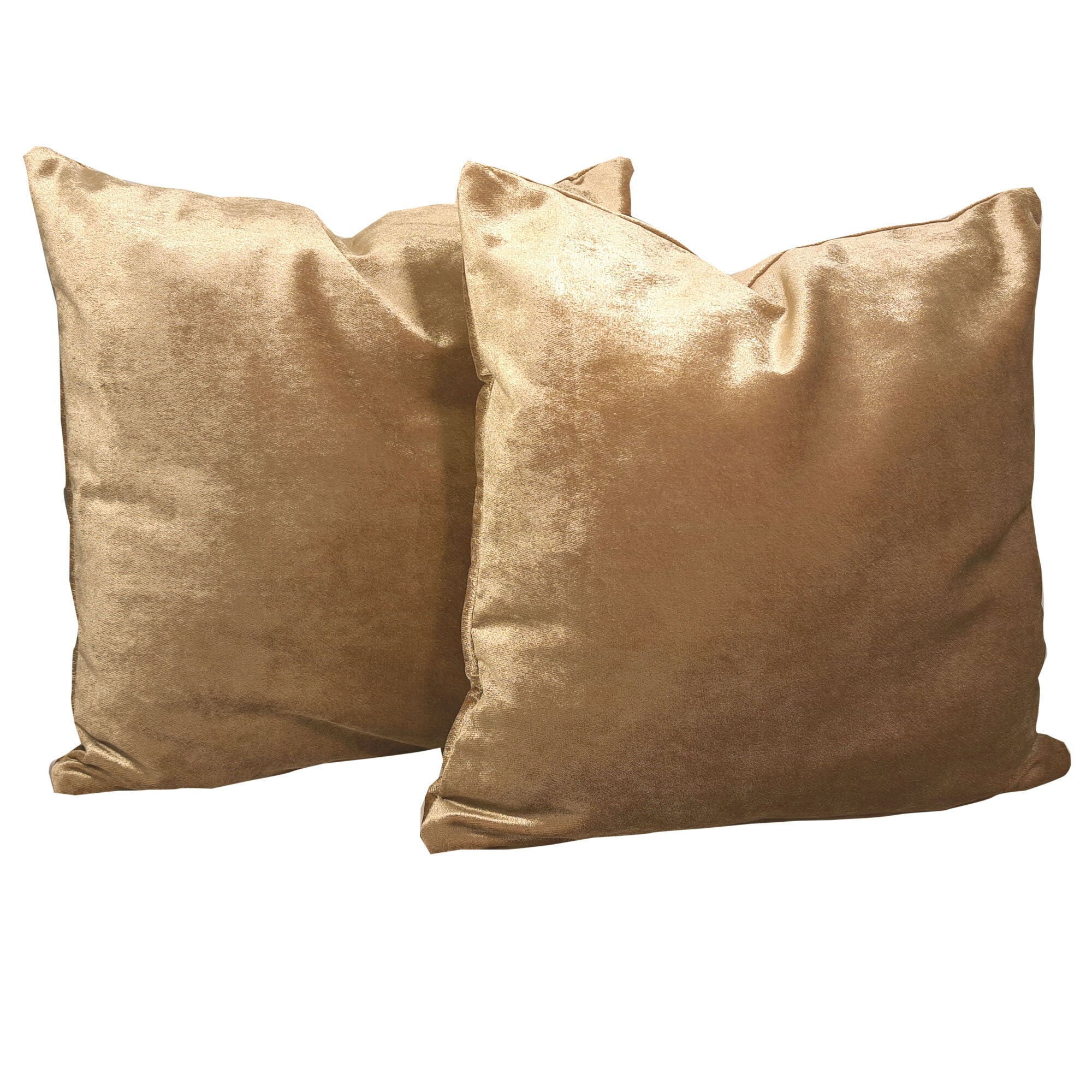 Gold Velvet Pillow Cover Metallic Gold Pillow Solid Velvet Etsy