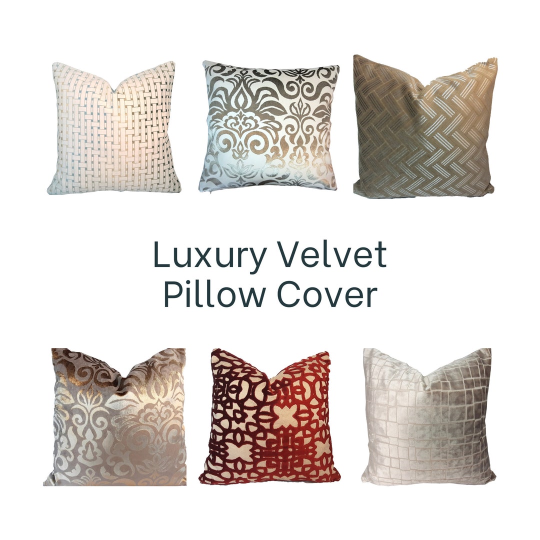 Luxury Velvet Pillow Covers, Lux Pillow Design, Luxury Home Decor - Etsy