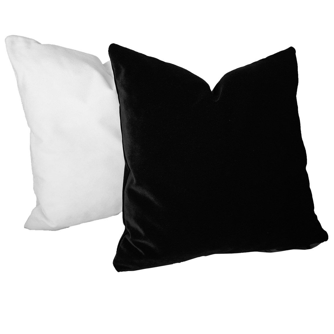 Solid Off White Velvet Pillow Cover 20x20 Luxury Etsy