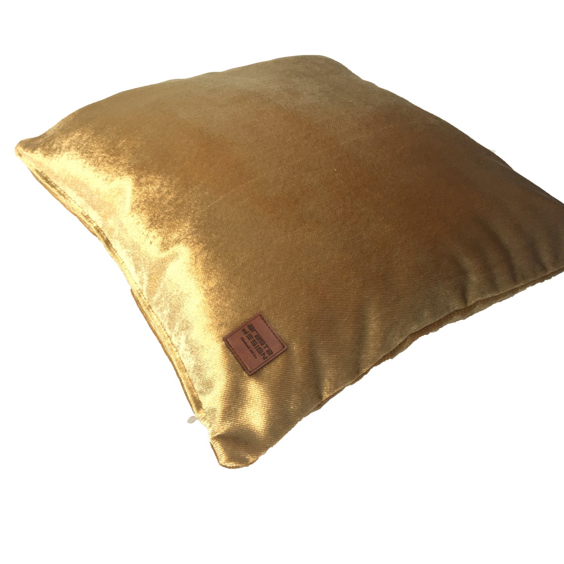 High Quality Gold Velvet Cushion Covers Metallic Gold Pillow Etsy