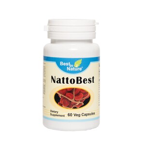 NattoBest™ 60 Veg Capsules | Natto Extract | Nattokinase Supplement for Heart Health*