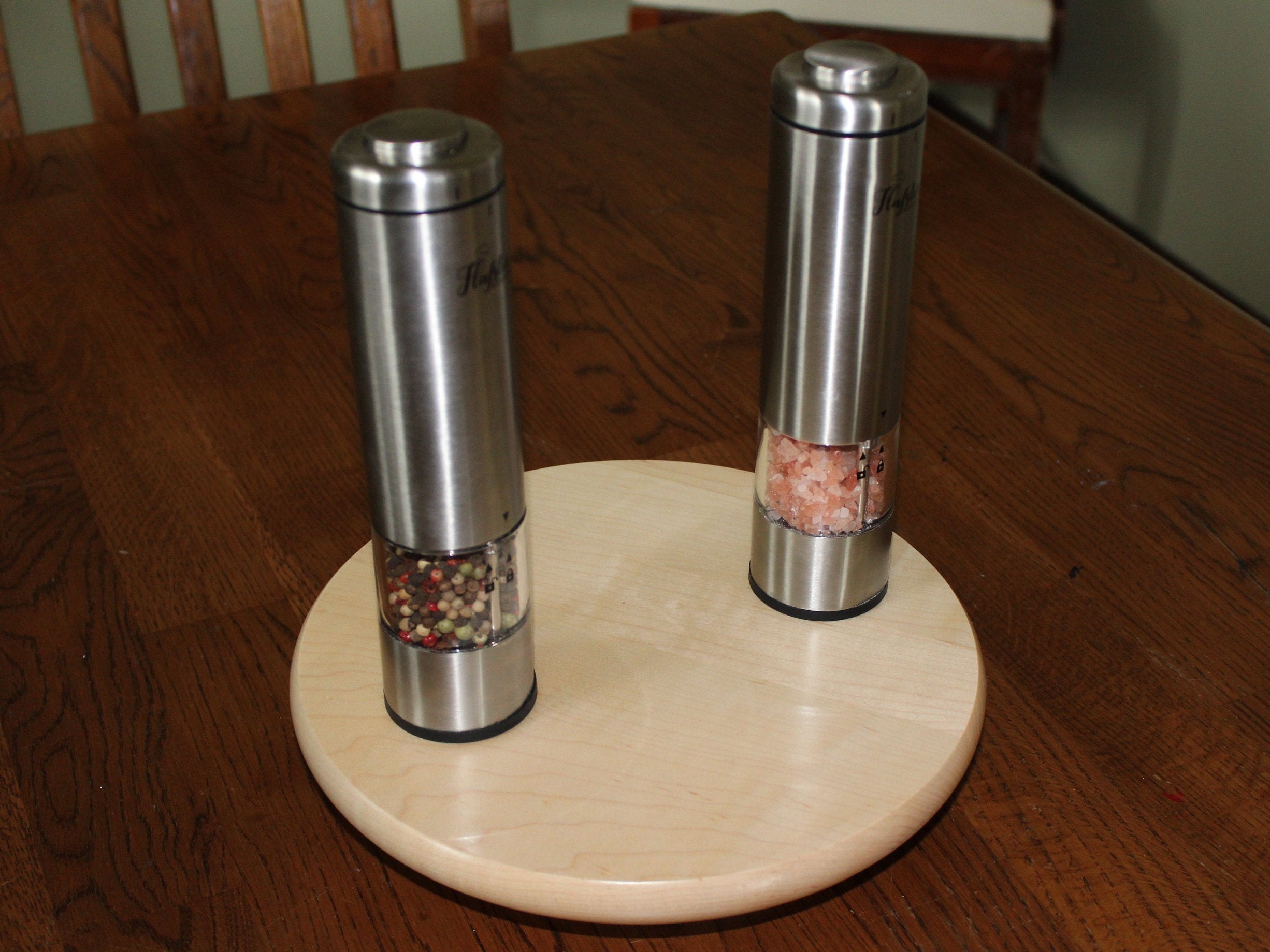 Walnut lazy Susan Etsy