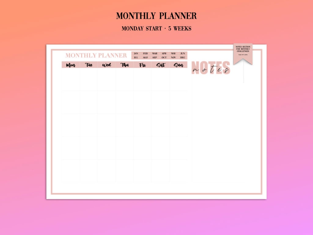 Printable Rose Gold Planner 2021 - Etsy