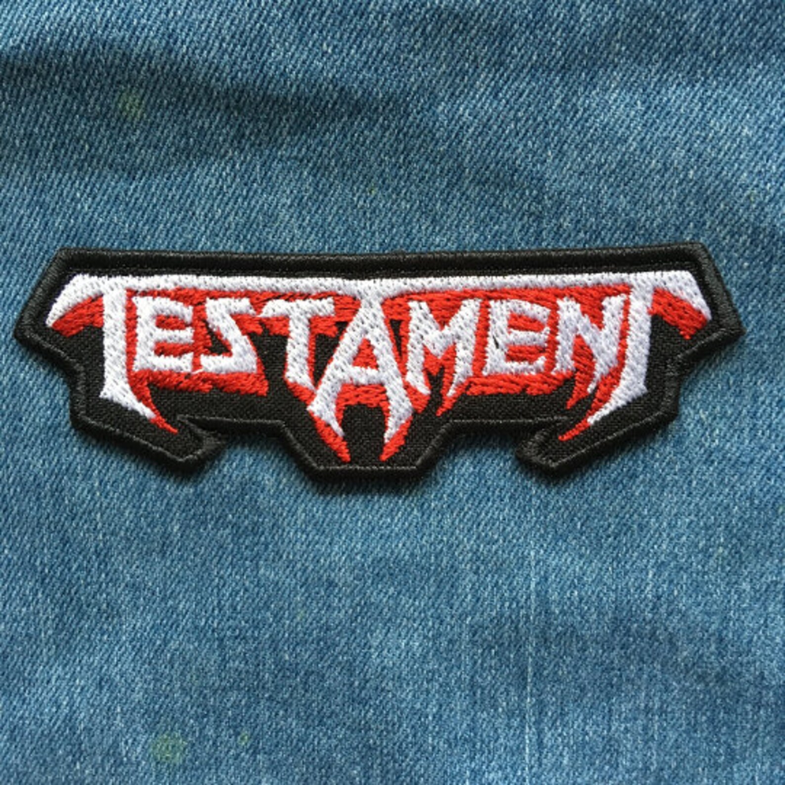 TESTAMENT embroidered patch Slayer Metallica Megadeth Anthrax Etsy