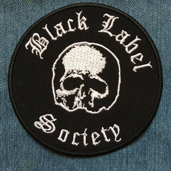 BLACK LABEL SOCIETY embroidered patch Ozzy Osbourne Corrosion of Conformity Pantera Down Motorhead Black Sabbath Orange Goblin Soundgarden