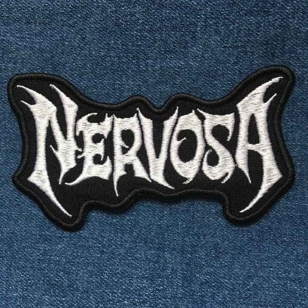 NERVOSA embroidered patch Crypta Torture Squad Violator Sepultura Exodus Sarcófago Havok Angelus Apatrida Destruction Evile Sodom