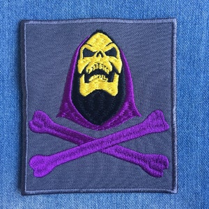 SKELETOR He-Man embroidered patch Masters of the Universe, MOTU