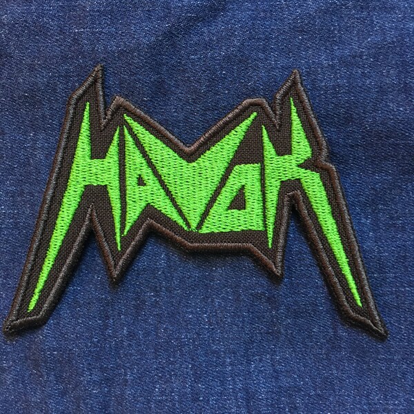HAVOK embroidered patch Warbringer Lich King Death Angel Exodus Suicidal Angels Testament Evile Lost Society Municipal Waste Gama Bomb