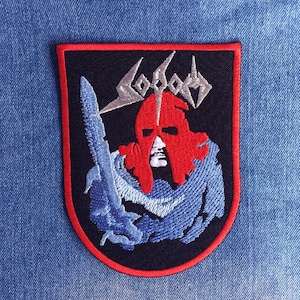 SODOM embroidered patch Kreator Destruction Venom Motorhead Razor Sacrifice Slayer Bathory Judas Priest Tankard Overkill Onslaught Exumer