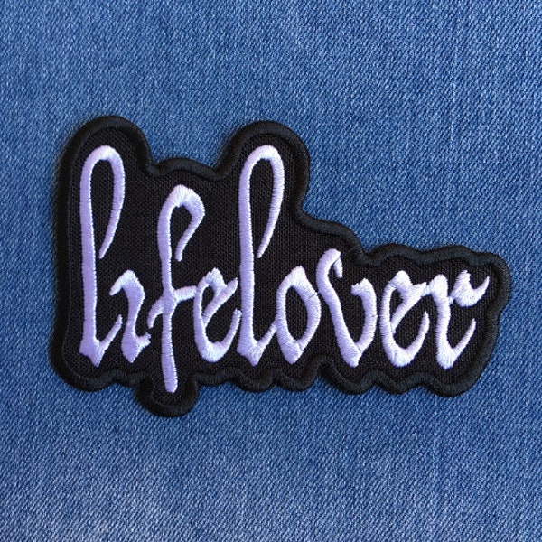 LIFELOVER embroidered patch Trist Hypothermia Apati Kall Happy Days Nocturnal Depression Psychonaut 4 Make a Change... Kill Yourself Austere