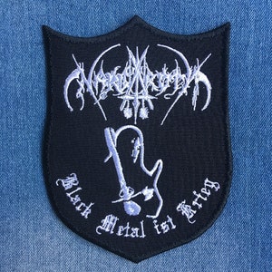 NARGAROTH embroidered patch Darkthrone Beherit Judas Iscariot Mütiilation Vlad Tepes Akitsa Moonblood Havohej Demoncy Katharsis Lunar Aurora