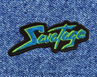 SAVATAGE embroidered patch Fates Warning Sanctuary Agent Steel Virgin Steele Metal Church Queensryche Helstar Armored Saint Crimson Glory