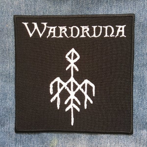 WARDRUNA embroidered patch Forndom Heilung Danheim Hagalaz' Runedance Sowulo Nest Faun Tenhi Trobar de Morte Vàli Empyrium Ulver