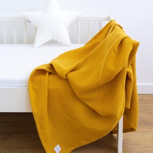 Weiß Ecru Beige Braun Gelb Rosa MUSSELIN Baumwolle Kühlende Sommerdecke Wickeldecke Baby 95x95 120x120 cm 150x200 cm Tuch Strand Decke Baby