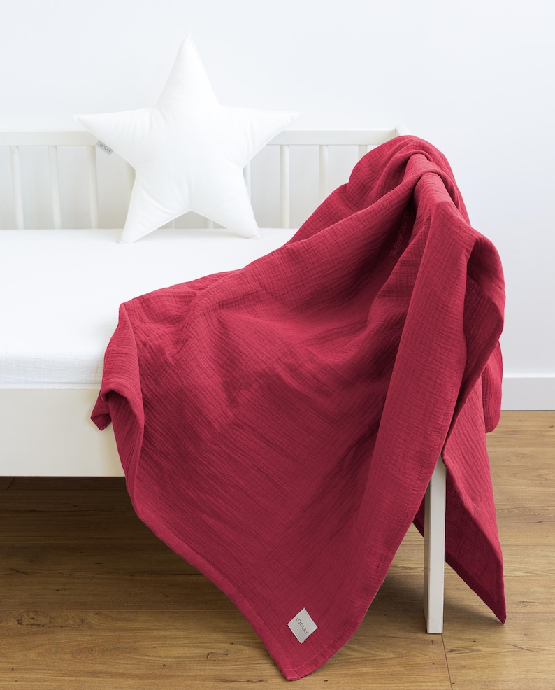 European muslin cotton cooling summer blanket swaddle blanket muslin diaper baby beach towel 95x95 120 x 120 cm 150 x 200 cm cloth blanket adults image 3