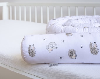 Igelkott Brun Beige Vit Dekorativ Kuddetyg Orm Bomull Dragstopp LOOLAY® Fantastisk present!