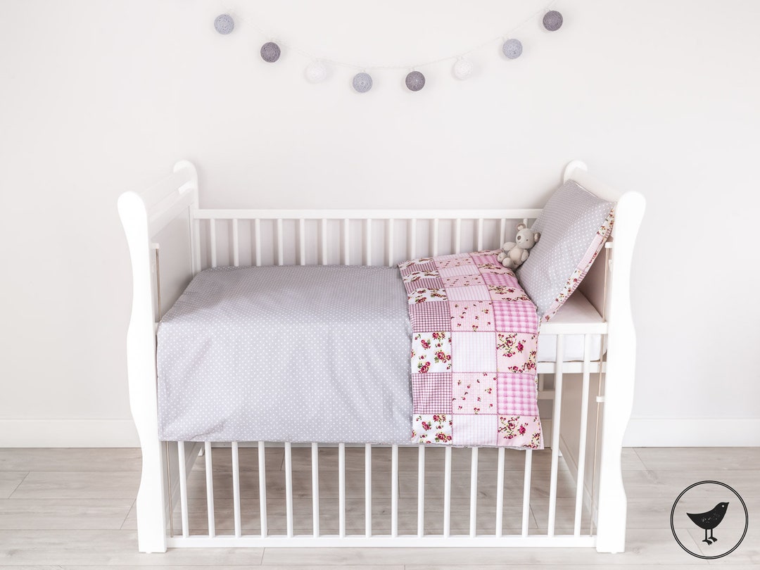 Baby Bed Linen Bed Linen Bed Set for Cot Set 4 Pcs Duvet Etsy