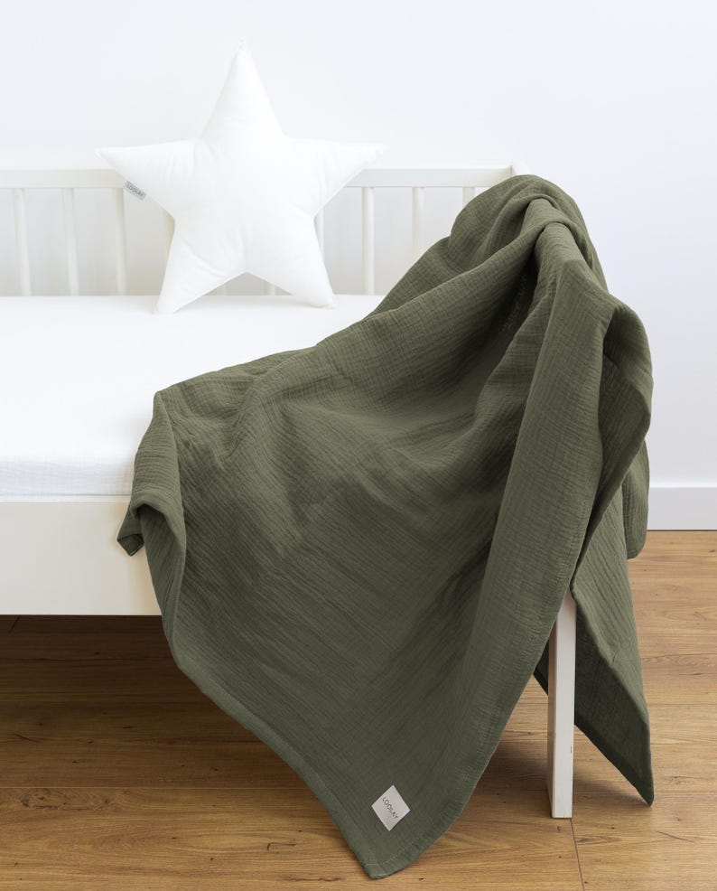 European muslin cotton cooling summer blanket swaddle blanket muslin diaper baby beach towel 95x95 120 x 120 cm 150 x 200 cm cloth blanket adults image 4