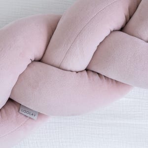 100% PINK velvet velour braided decorative cushion 100 150 200 300 400 cm throw pillow cushion draught excluder great home decoration gift LOOLAY