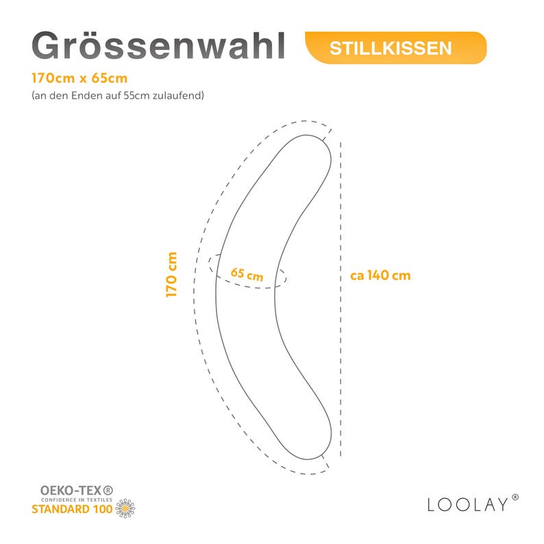 Stillkissen Seitenschläferkissen Schwangerschaftskissen Kissen schlafen Bio Baumwolle Minky Polar Fleece Handmade 170 190 cm xl Kissen Dekokissen Stillen Schwanger Seitenschlaf grau beige hase eule graphit weiß