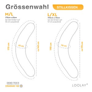 Verwenden CLASSIC 100% Baumwolle Weiß, Grau, Beige (nicht gemustert) SEITENSCHLÄFERKISSEN Stillkissen Schwangerschaftskissen 170 & 190cm Bezug Kissen