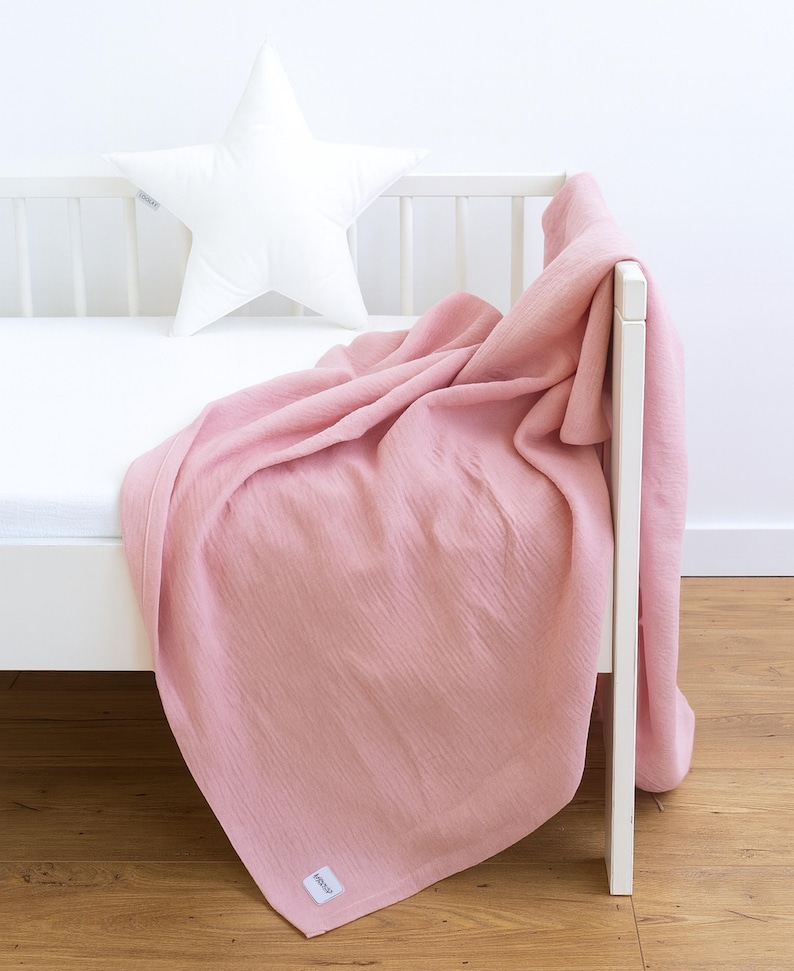 European muslin cotton cooling summer blanket swaddle blanket muslin diaper baby beach towel 95x95 120 x 120 cm 150 x 200 cm cloth blanket adults image 7