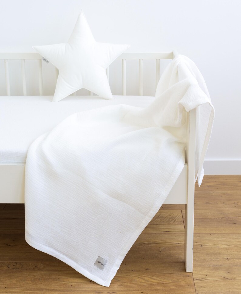 Weiß Ecru Beige Braun Gelb Rosa MUSSELIN Baumwolle Kühlende Sommerdecke Wickeldecke Baby 95x95 120x120 cm 150x200 cm Tuch Strand Decke Baby